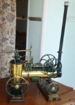 A Vision Engineering Ltd 1/10th scale (serial no.0022) detailed model of a late 19thC French 'Merlin