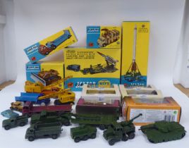 Vintage and later diecast model vehicles: to include a Dinky Supertoys 20 ton lorry/mounted crane;