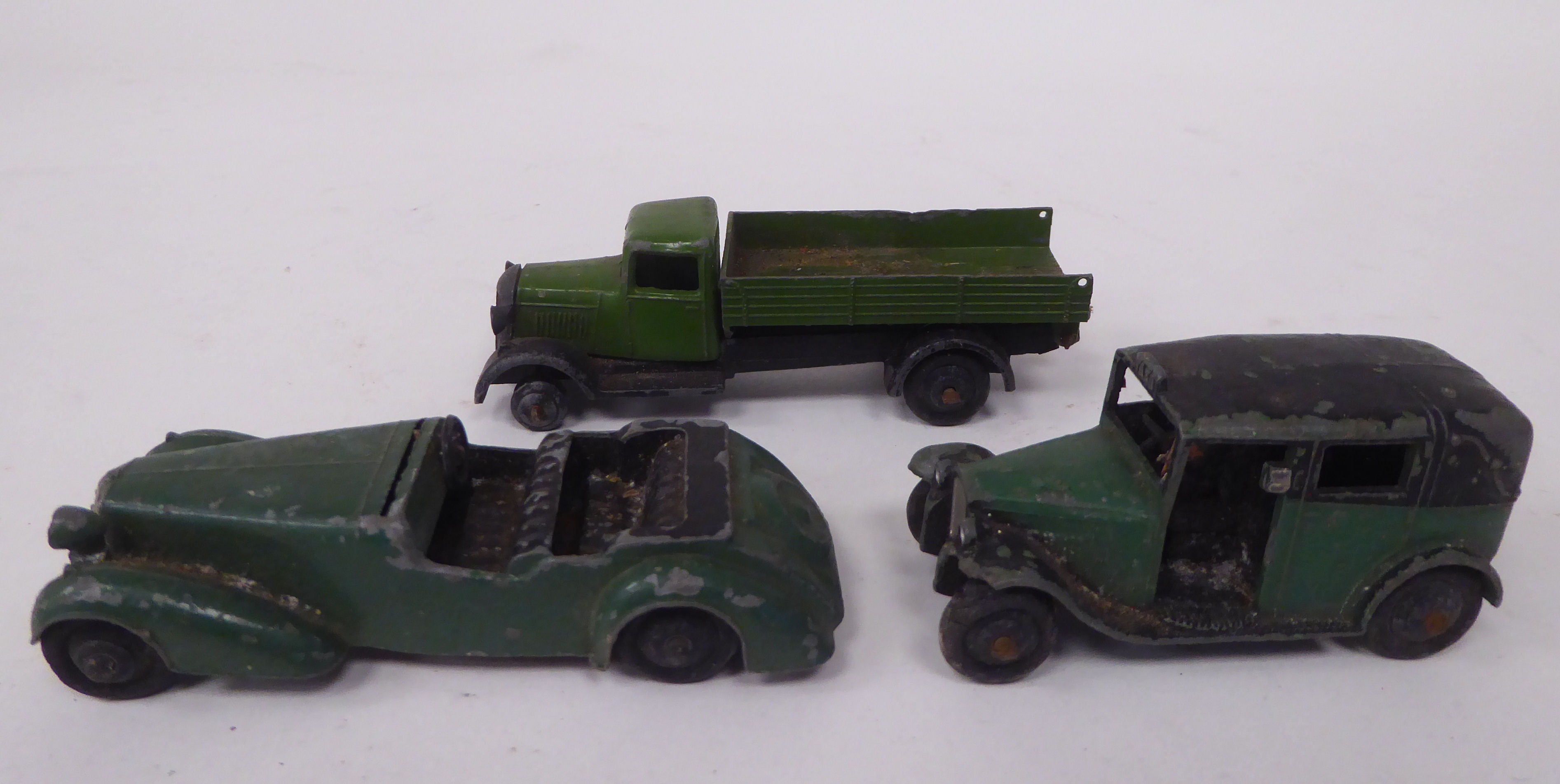 Vintage model vehicles, viz. tinplate Minic Toys; and diecast Meccano - Image 2 of 7