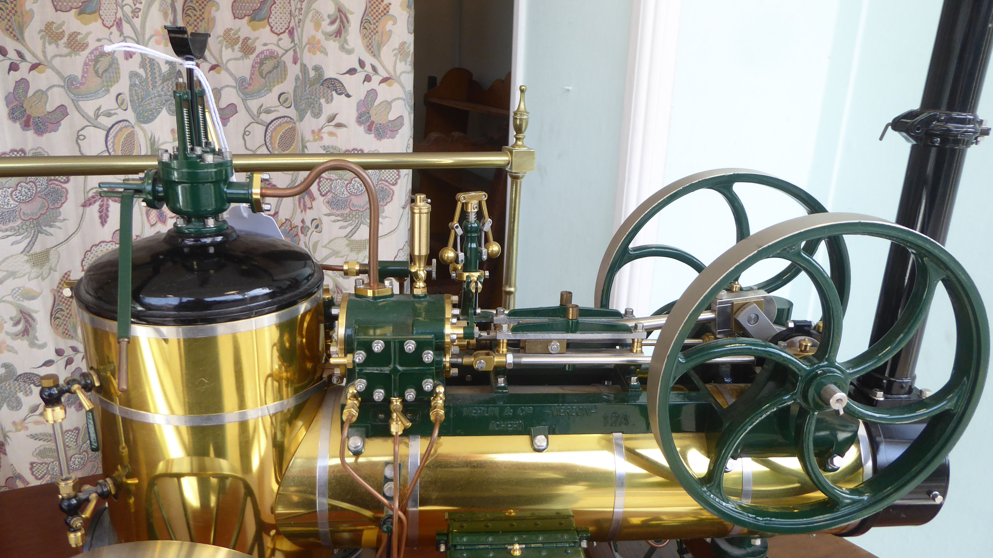 A Vision Engineering Ltd 1/10th scale (serial no.0022) detailed model of a late 19thC French 'Merlin - Image 3 of 9