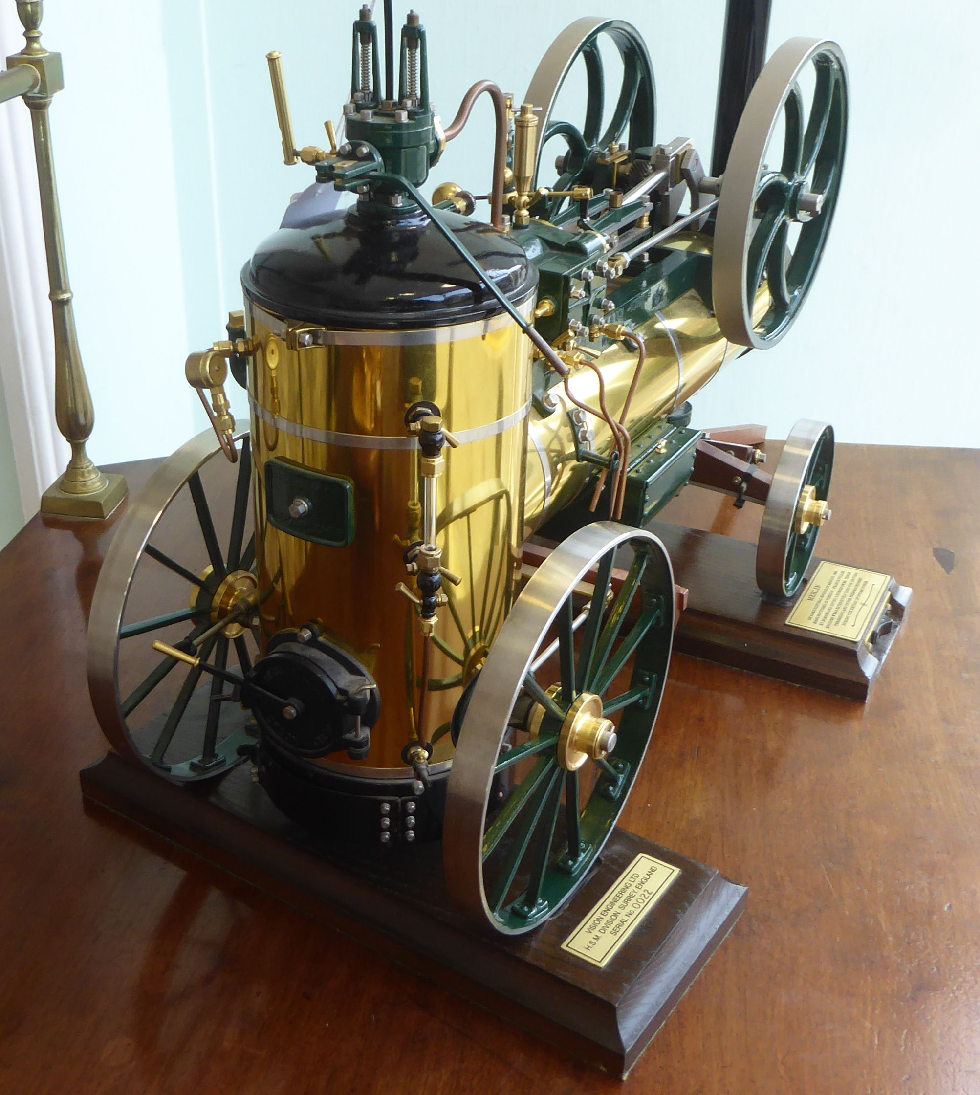 A Vision Engineering Ltd 1/10th scale (serial no.0022) detailed model of a late 19thC French 'Merlin - Image 5 of 9