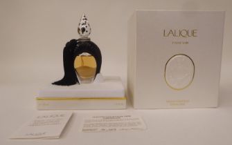 A Lalique coloured glass Sheherazade De Lalique Limited Edition 169/2008 perfume bottle  part