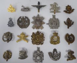 Approx. twenty military cap badges and other insignia, some copies: to include Glider Pilot