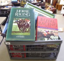 Horse racing related items, mainly books: to include 'A History of Flat Racing and Steeplechase';