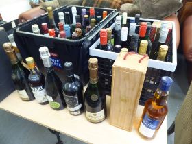 Alcoholic beverages: to include Port, Wines and Brandy