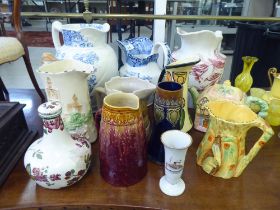 Mixed ceramics: to include a Royal Doulton vase  7.5"h