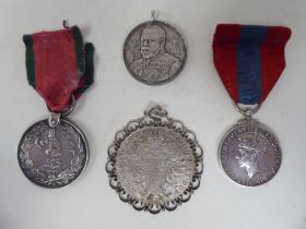 Coins and medals: to include a Turkish Crimea medal (Please Note: this lot is subject to the