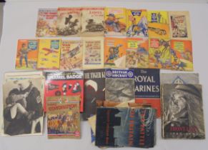 Military themed ephemera: to include anti-aircraft magazines