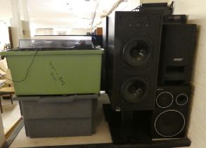 Audio/visual equipment: to include a Technics turntable and JAMO Compact 90 speakers