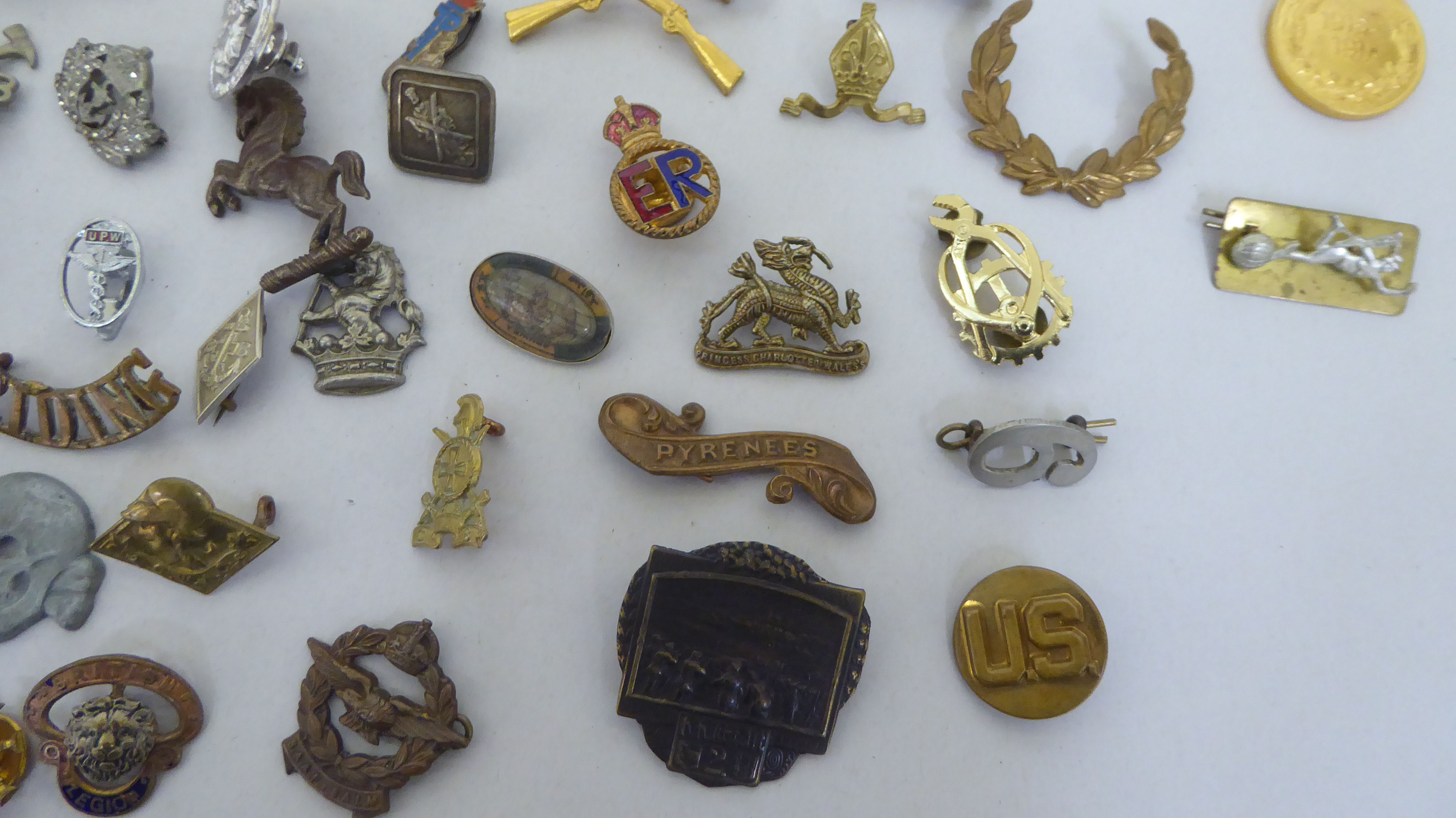 Military and other badges, some copies: to include a Royal Navy; and RCAF Reserves  (Please Note: - Image 4 of 5