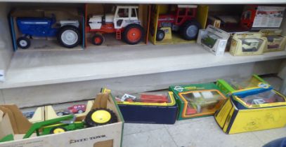 Mainly agricultural diecast model vehicles: to include a Corgi David Brown 1412 tractor and tipper