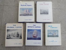 Four reference books by Basil Lubbock: to include 'The China Clippers and Four Captains' by Capt.