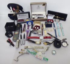 Items of personal ornament: to include wristwatches, cufflinks and pens