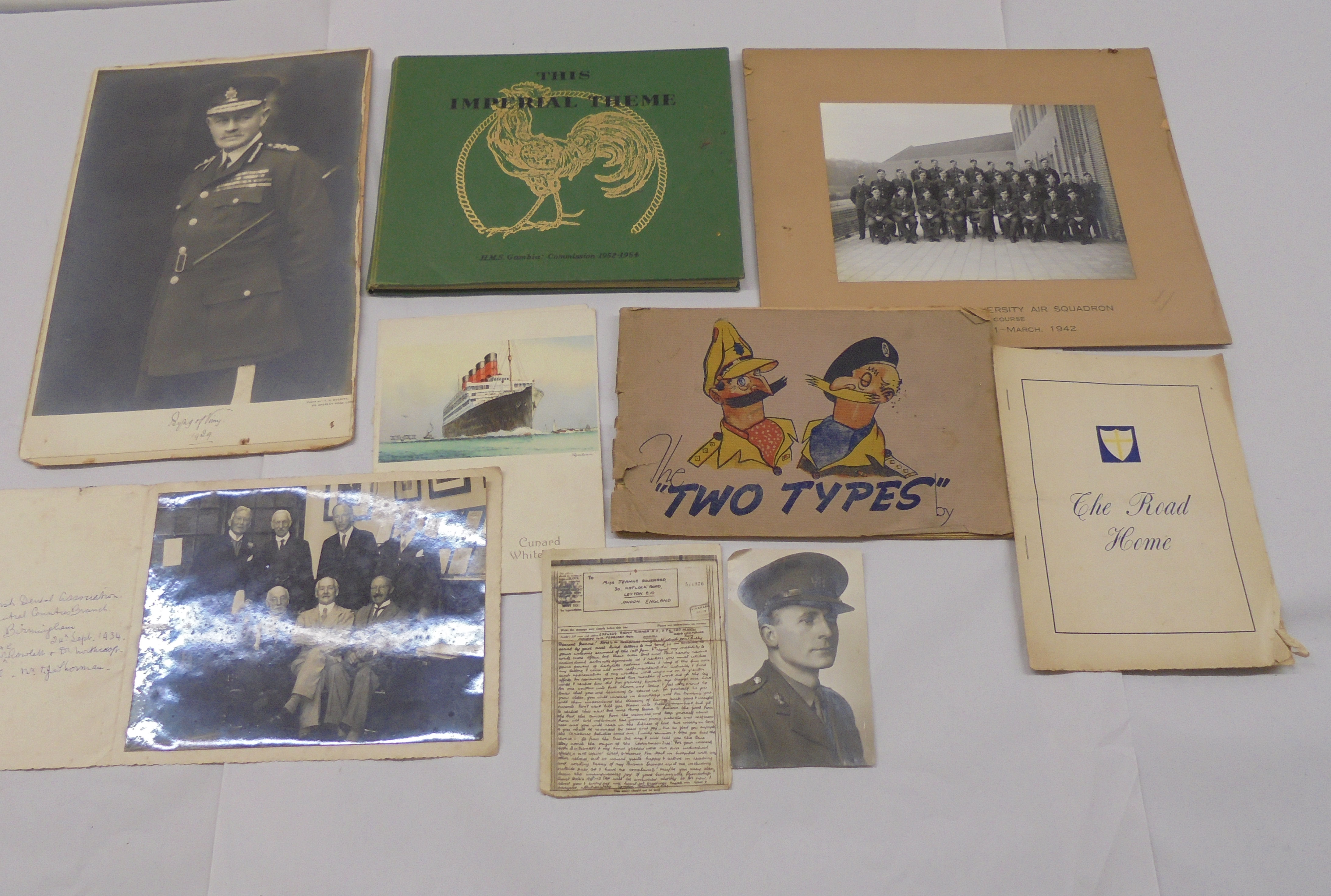 World War I & II photographs and ephemera: to include handwritten documents (Please Note: this lot - Image 6 of 7