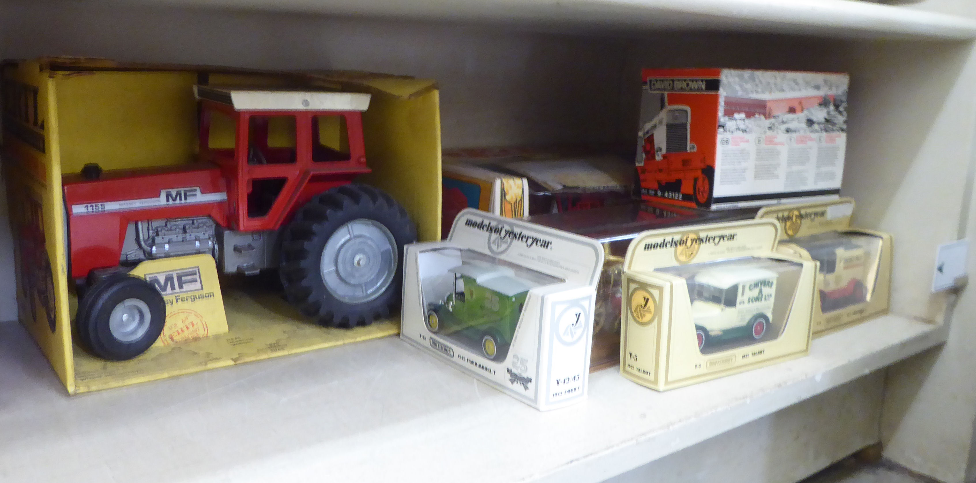Tracteur David Brown 1412 Avec Remorque Corgi 34, 1979, échelle 1/36