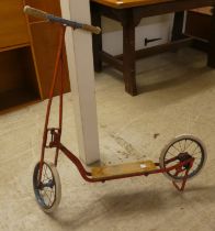 A 1960s Triang scooter