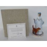 A Royal Worcester china figure 'Felicity'  Limited Edition 570/750  bears a certificate of