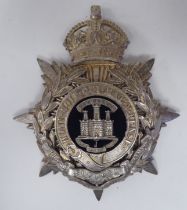 A 1st Volunteer Battalion, Suffolk Regiment officer helmet plate (Please Note: this lot is subject