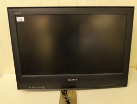 A Sony Brava 26" television  (no remote control)