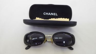 Chanel Pearl, oval shape acetate sunglasses  09509 94305  cased