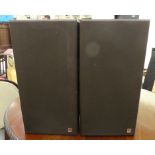 A pair of Cantor teak cased speakers