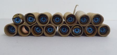 A quantity of weighted sleepy dolls eyes