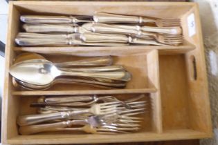 Silver plated cutlery and flatware