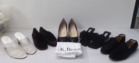 Five pairs of ladies shoes: to include two by LK Bennett  size 39.5