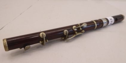 A rosewood piccolo