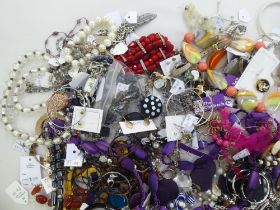 Costume jewellery and items of personal ornament: to include bangles and necklaces