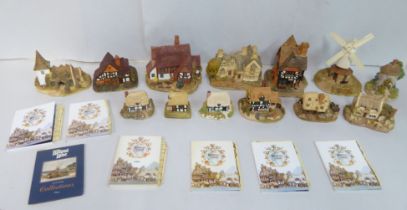 Lilliput Lane composition model buildings: to include Moreton Manor and Chiltern Mill