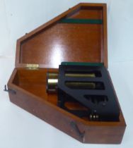 An ER Watts & Son clinometer mark II no.24881  boxed