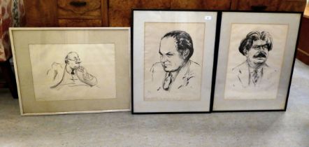 After Kapp - a series of five studies  'The Nations at Geneva 1934-35'  Limited Edition prints