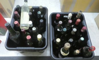 Wine, mainly unidentified red/white wines