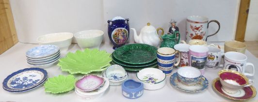 19th and 20thC ceramics: to include an Art Deco Royal Worcester Hotel China for Elkington & Co