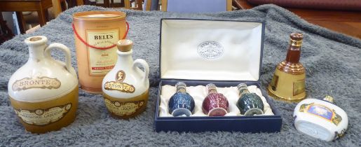 Whisky and other spirits: to include a set of three unopened Royal Salute miniatures  boxed