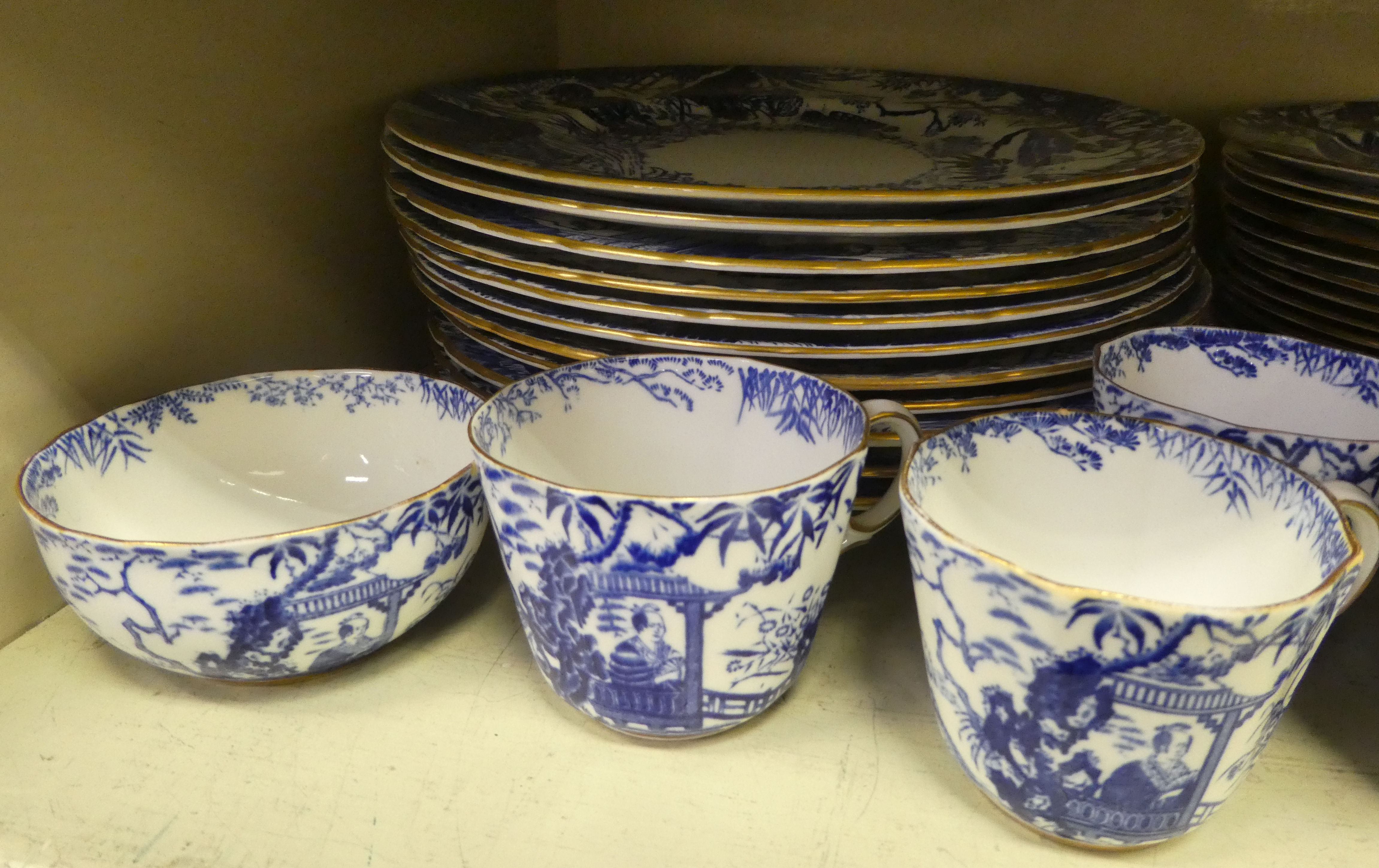 Royal Crown Derby and other blue and white china tableware - Image 2 of 9