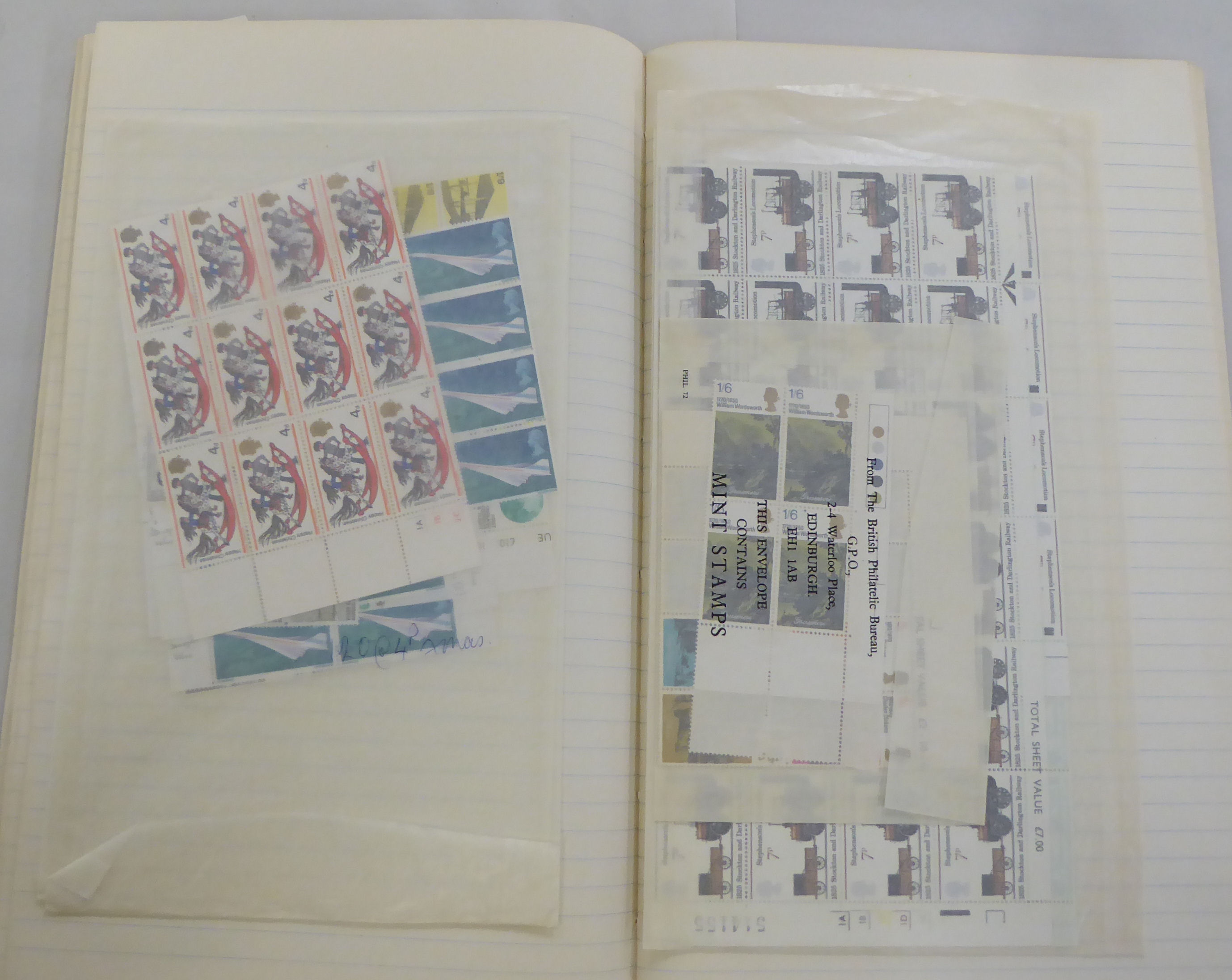 Uncollated postage stamps, British sheets and blocks - Image 9 of 10