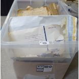 Uncollated postage stamps, mostly loose and first day covers