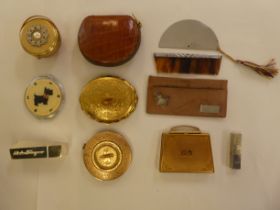 Fashion accessories: to include a Radley double mirror; and various compacts