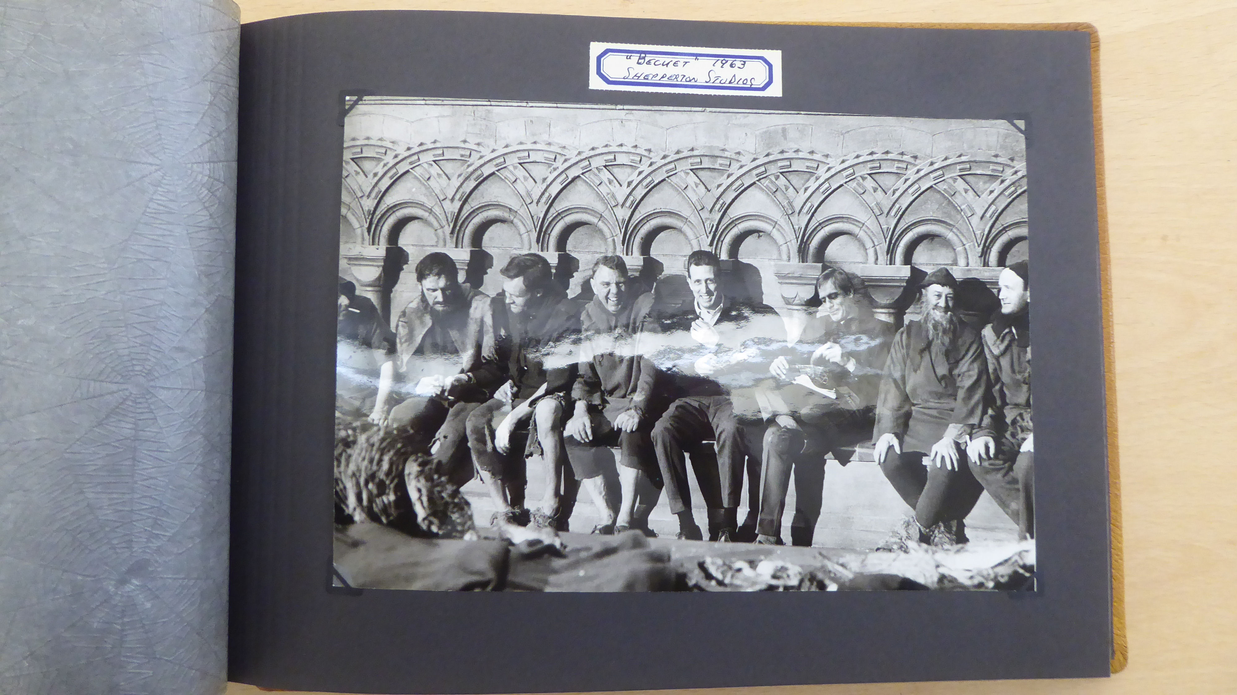 An album containing 1960s monochrome photographs, taken from Shepperton Studios; featuring Bob Hope, - Image 5 of 7