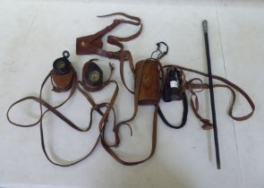 Military collectables: to include a Great War Barker & Son compass  (Please Note: this lot is