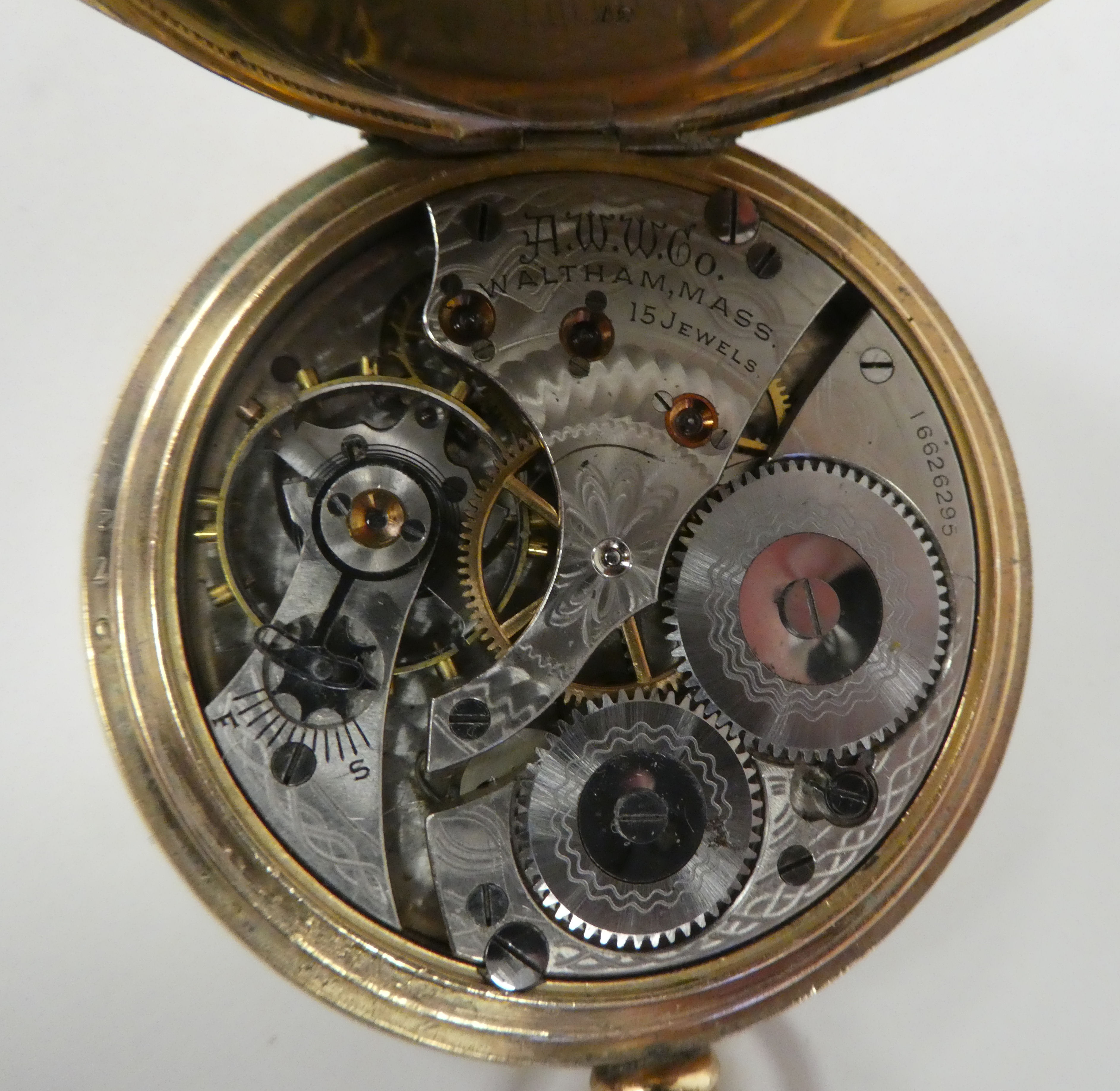 A mixed lot: to include a gold plated cased pocket watch, faced by a white enamel Roman dial; - Image 14 of 16
