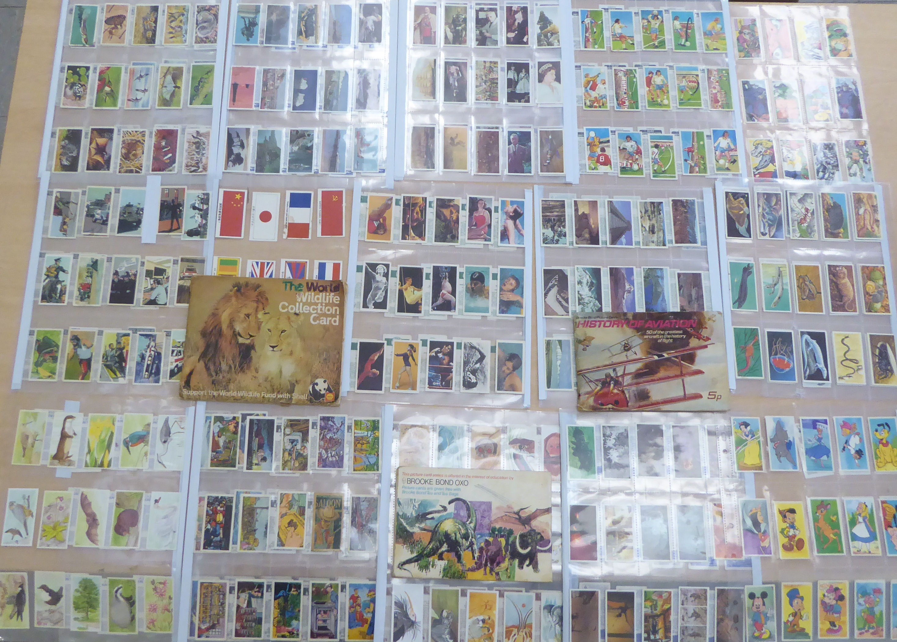 Uncollated tea cards: to include Disney and wildlife issues