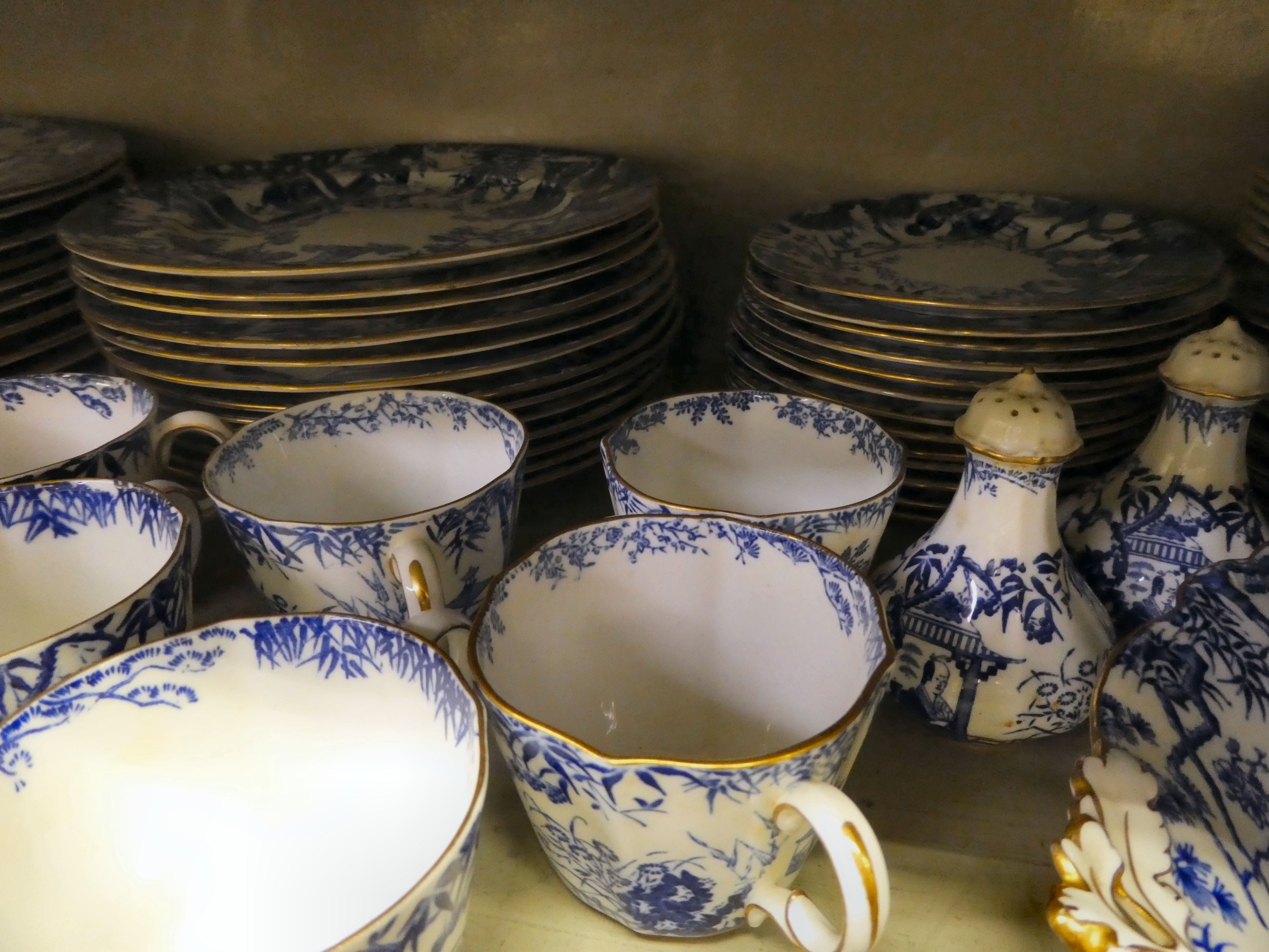 Royal Crown Derby and other blue and white china tableware - Image 6 of 9