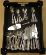 Birks Sterling silver flatware and Sterling handled knives