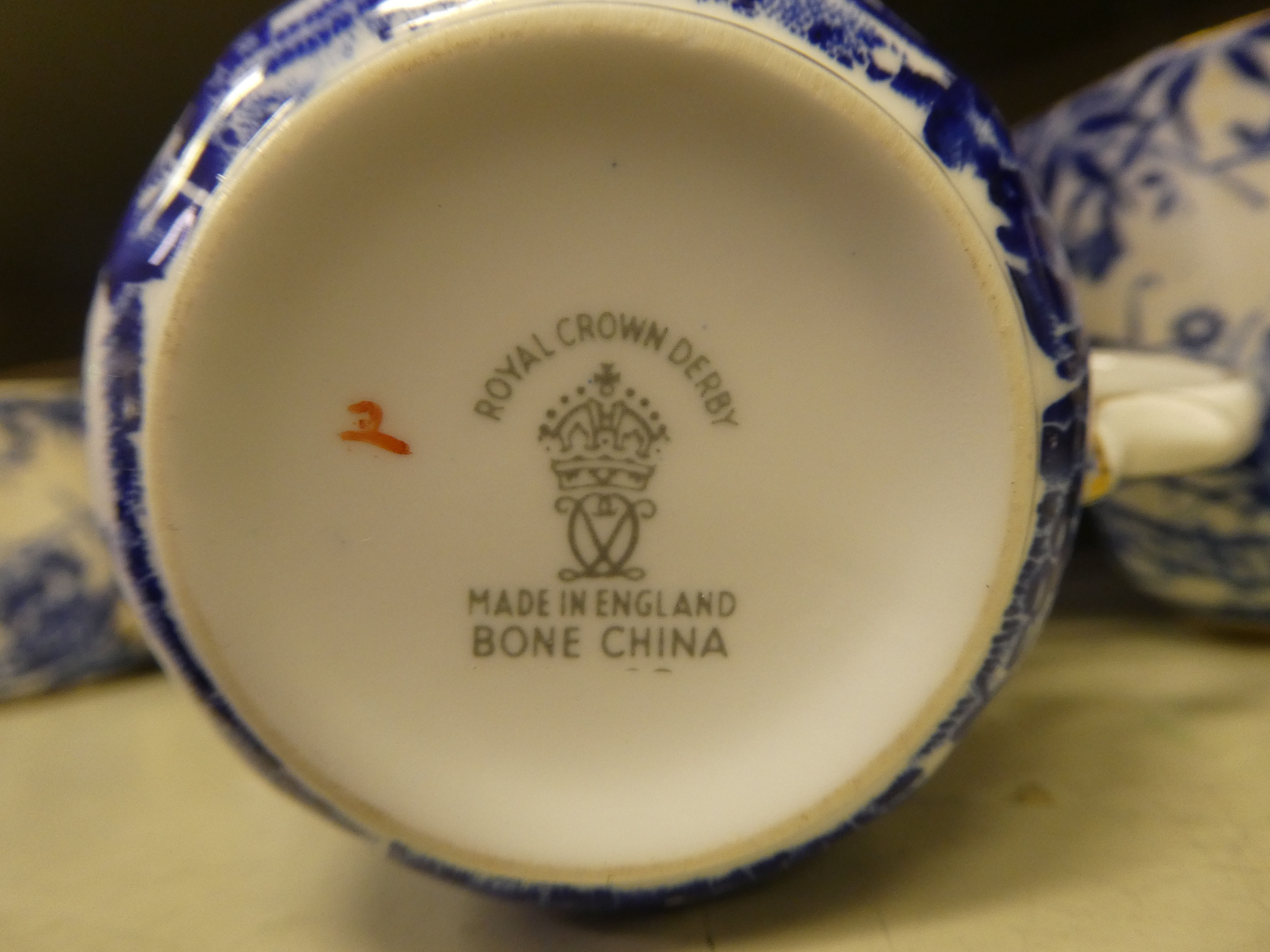 Royal Crown Derby and other blue and white china tableware - Image 9 of 9
