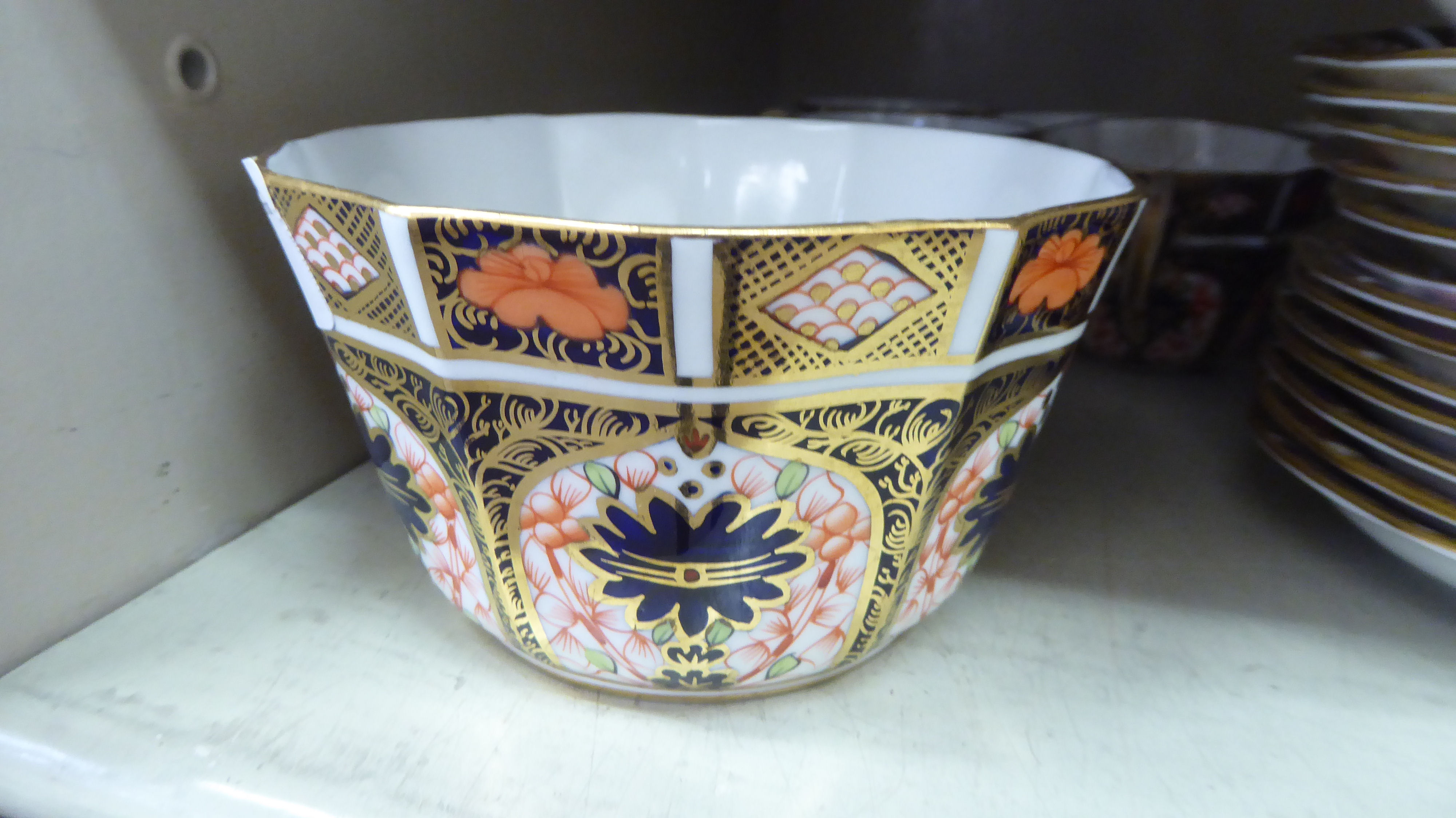 Royal Crown Derby china Imari pattern teaware - Image 2 of 7