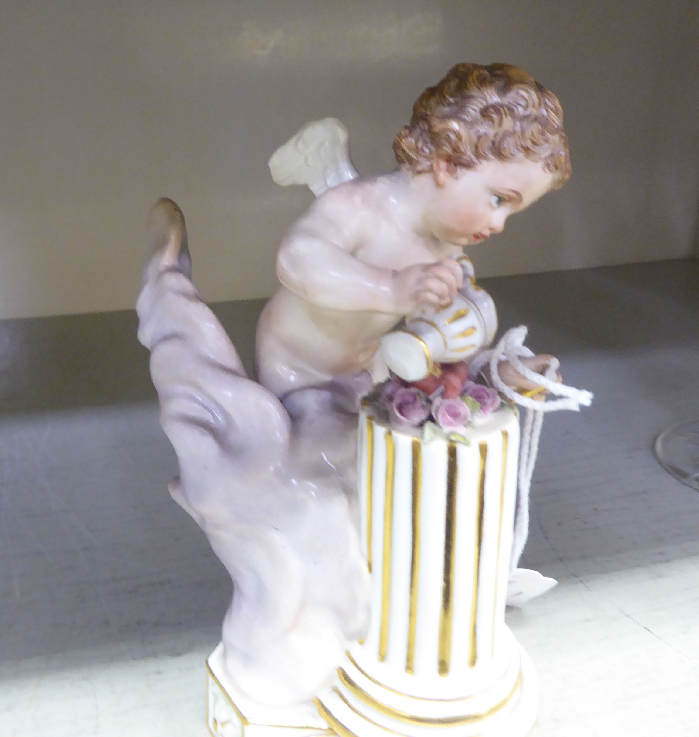 A Meissen porcelain porcelain figure 'Le Gosse st Sauvage'  model no. 131 F14  5"h - Image 2 of 4