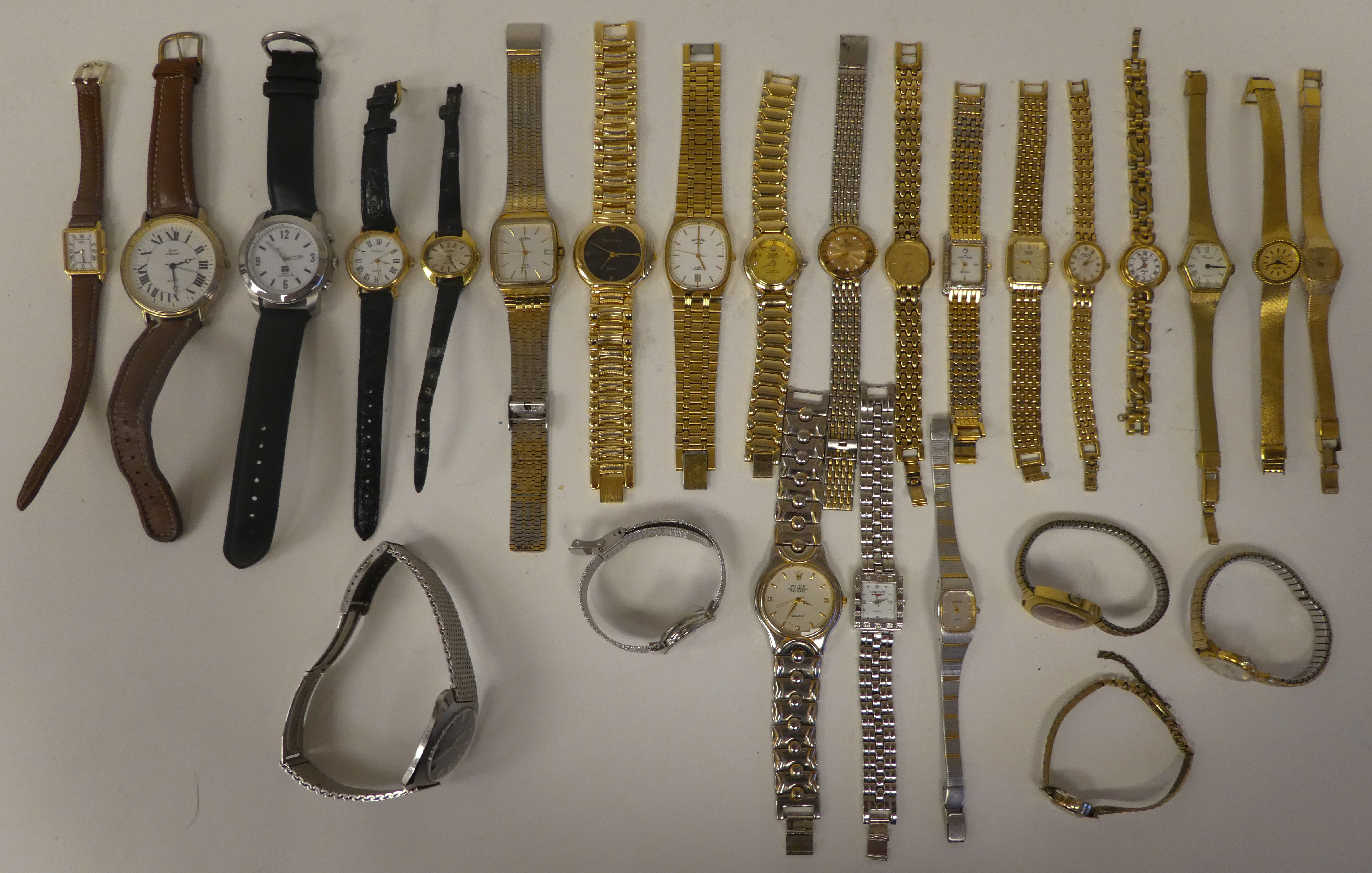 Various modern wristwatches: to include Rotary and Skagden